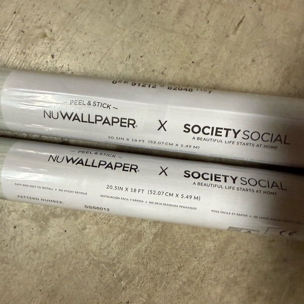 Peel & Stick Wallpaper - Two Rolls